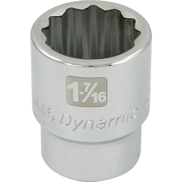 1" Drive, 1-7/16" SAE Socket, 6 Points